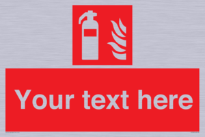 Custom Fire extinguisher Sign